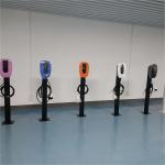 60Hz Fast Charge Electric Car Charger 6mA DC RFID EV Charger