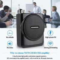 Buy cheap FM Wireless Headset Microphone Voice Amplifier Loudspeaker For Training,Sports product