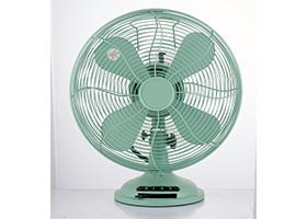 Buy cheap Copper 3 Speed 12 Inch Vintage Electric Fan CE CB 35W 4 Blade For Home from wholesalers