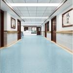 Anti-Bacterial PVC Floor Roll Fire Proof Abrasion Resistant Hospital Vinyl