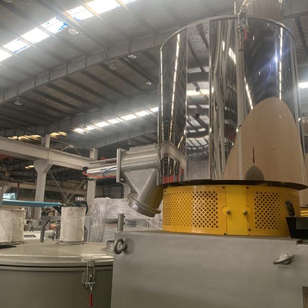 Buy cheap 6mm WT Stainless Plastic Mixer Machine With Natural Exhaust Vacuum System from wholesalers