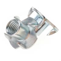 Buy cheap M5 Thread Carbon Steel Tee Nuts For Furniture Insert Lock 4 Prongs product