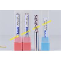 Buy cheap TiSiN Coating 2 Flute / 4 Flute CNC End Mill with 16 mm Diameter 65mm Cutting product