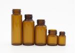 Clear or Brown Screw Neck Glass Vial