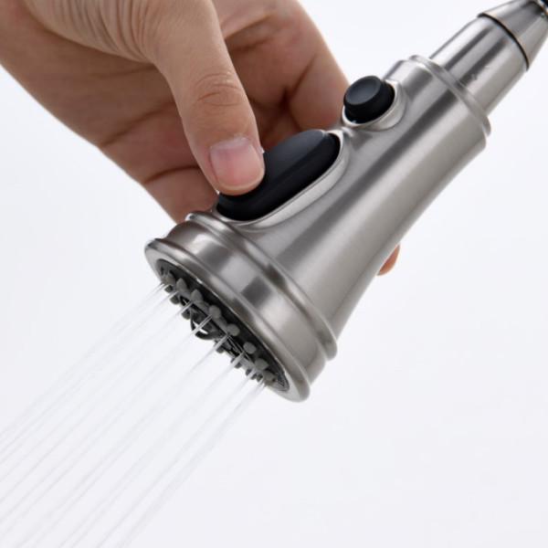Buy cheap Solid SUS304 Stainless Steel Water Tap IPX5 Deck Mounted Kitchen Mixer Taps from wholesalers