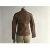 Buy cheap Mandarin Collar Ladies PU Jacket , Womens Faux Leather Jackets Zip Through TW76738 from wholesalers
