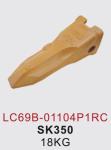 SK350 SK350RC SK350TL LC69B-01104P1RC ExcavatorRock Bucket Teeth ISO9001