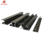 6063 T5 Doors Windows Aluminum Extrusion Profile For Sliding Section