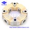 Buy cheap Taiwan Beige Flexible Shaft Pro-One 50H High-Quality Excavator Flexible Rubber Coupling Assy from wholesalers