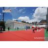 Buy cheap 40M Wide Outdoor Event Tents Plain White PVC Roof Cover For Exhibition from wholesalers