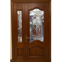 Buy cheap Special Shape Triple Glazed Door Insert Patina Caming For Wooden Doors product