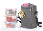 Round Insulated reusable custom cooler bag aluminium foil lunch bags