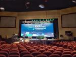 Indoor Full Color P3.91 Led Stage Backdrop Screen FCC 64x64 Pixels Video Wall