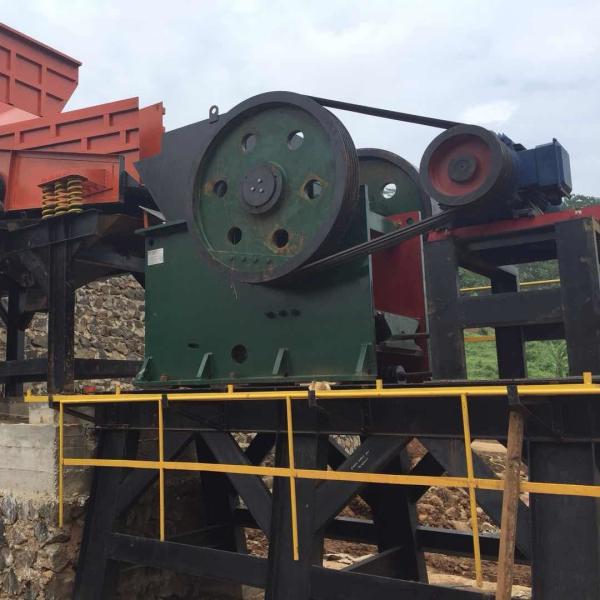 Buy cheap Mining Quarry 15kW PE Jaw Crusher Plant 250*400mm Feed Opening from wholesalers