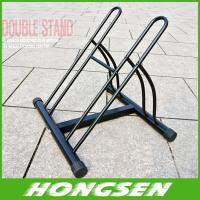 Buy cheap Two position steel bicycle wheel racks stand for parking product