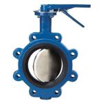 Universal ductile iron chinese factory manual centerline Lug type butterfly