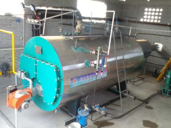 Quality WNS 2tph Heavy Oil Steam Boiler Horizontal For Greenhouse Heating System for sale
