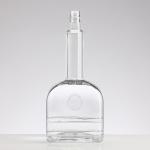 250ml/500ml/750ml Recycled Empty Frost Whisky Flask Vodka Bottle for Wine Glass