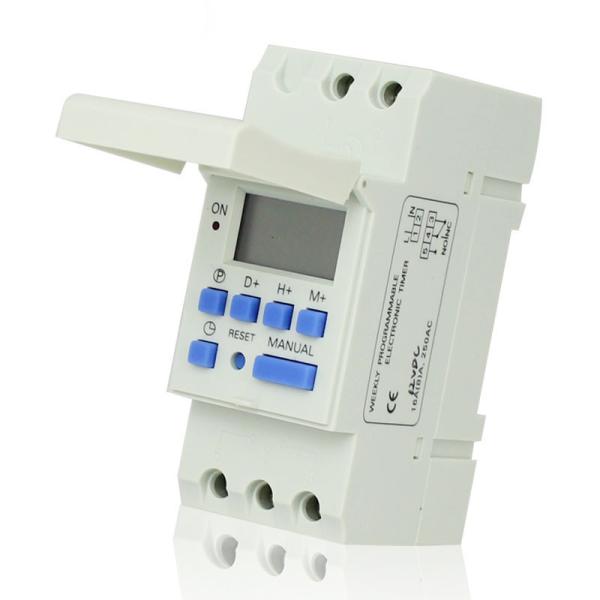 Buy cheap 220VAC 16A Din Rail Programmable Digital Time switches from wholesalers