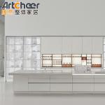 Indoor and Outdoor Kitchen Grill with Fridge Cabinet Italian Island Design in