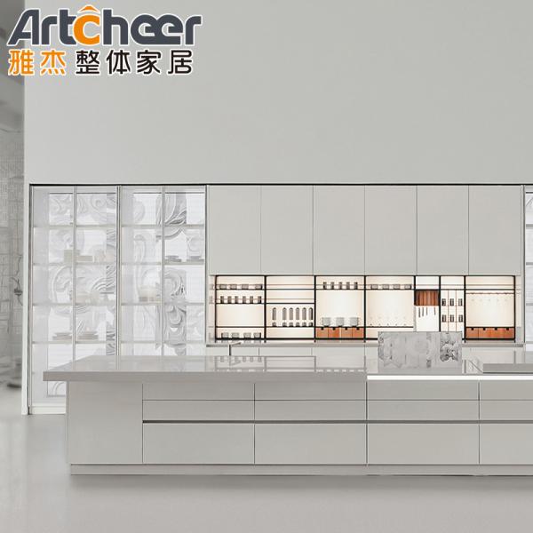 Buy cheap Indoor and Outdoor Kitchen Grill with Fridge Cabinet Italian Design Island Kitchen from wholesalers