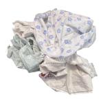 Lint free Industrial cleaning rags second color hotel bed sheet cutting pieces