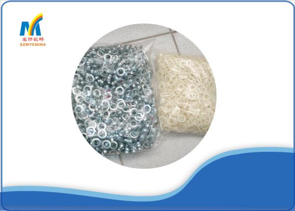 Buy cheap 10.5mm Small Plastic Grommets Metal , Plastic Snap Together Grommets 1500sets Per Bag from wholesalers