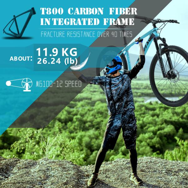 Buy cheap Off Road Carbon MTB Bike Fork Suspension 1.33m Length 27.5x2 Tire Width from wholesalers