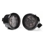 0.8W Jeep Car LED Fog Lights , Clear Lens Smoker Front Grill Turn Signal Light