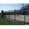 Buy cheap Powder Coated Steel Security Fence , Wrought Iron Spear Top Steel Palisade Security Gates from wholesalers