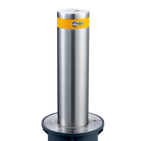 304 Stainless Steel Telescopic Bollards 110KG Hydraulic Retractable Bollards H 1
