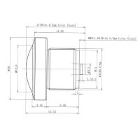 Buy cheap 1/3" 0.99mm 10Megapixel M12x0.5 mount 210degree Fisheye Lens for IMX317 OV4689 product