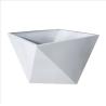 Buy cheap Special Design Galvanized Steel Planter White Powder Coated Flower Pot from wholesalers