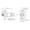 Buy cheap DC 40GHz SMP Female Connector for 2# Semi Rigid/Flexible Cable from wholesalers