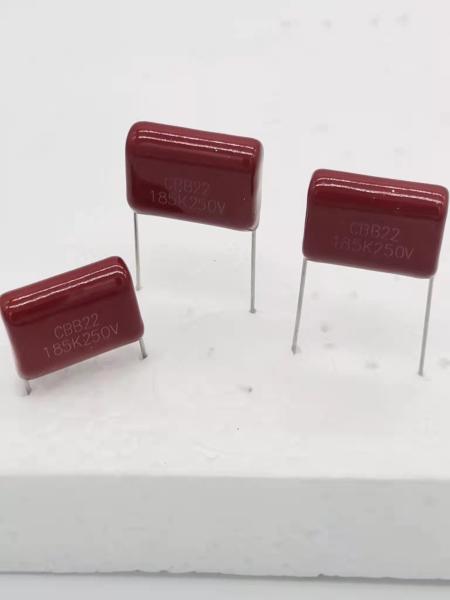Buy cheap CBB22 Red Metallised Polypropylene Capacitors , Anti Interference Capacitor Box Type from wholesalers