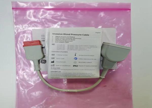 Buy cheap 30cm GE Invasive Blood Pressure Cables With Dual IBP Adapter 2005772-001 from wholesalers