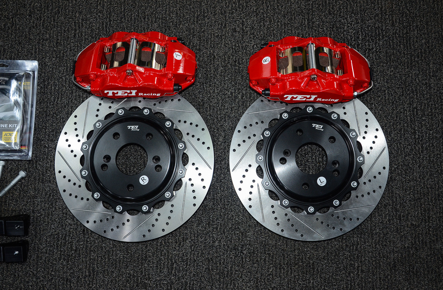 Four Piston TEI Racing Big Brake Kit For Honda Civic wtih 355*32mm rotor