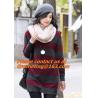 Buy cheap Large Women Warm Winter Long Striped Shawl Wrap Tassel Scarf Thick Wool Crochet Scarves from wholesalers