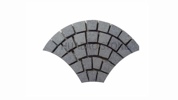 Durable Strong Black Paving Stones High Foot Traffic Areas Applied Long Last