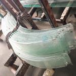 High Strength Architecture Curved Glass balcony Safety 3mm-15mm Toughened