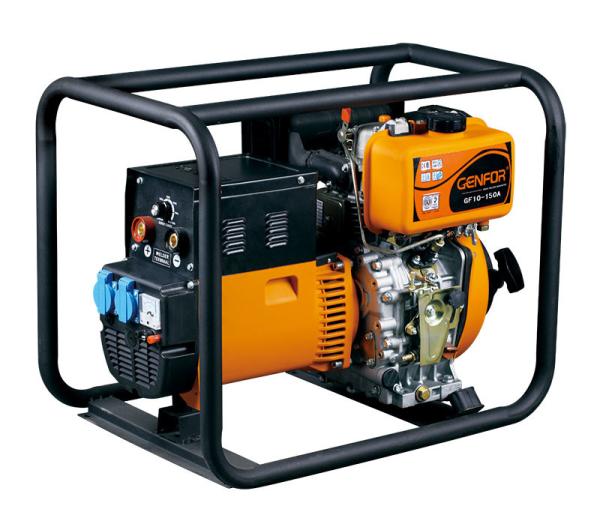 Buy cheap 200A 6KW Welding Portable Welder Generator 1.5 - 4.0mm Electronic Diameter from wholesalers