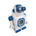 OEM Robot Kids Alarm Clock eco friendly Plastic ABS material