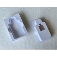 Buy cheap Die Cut Molded Paper Pulp Trimmed Green Plastic Free Packaging Window product