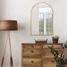 Buy cheap Customized Aluminum Alloy Bathroom Decorative Wall Hanging Mirror in Large Round Shape from wholesalers