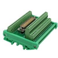Buy cheap DB50 Male socket D Sub terminal block breakout board adapter cable connector DIN Rail Type product