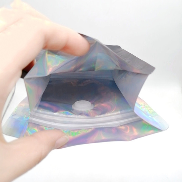 1oz Doypack Coffee Packaging Pouch Flat Bottom Coffee Bags With Valve