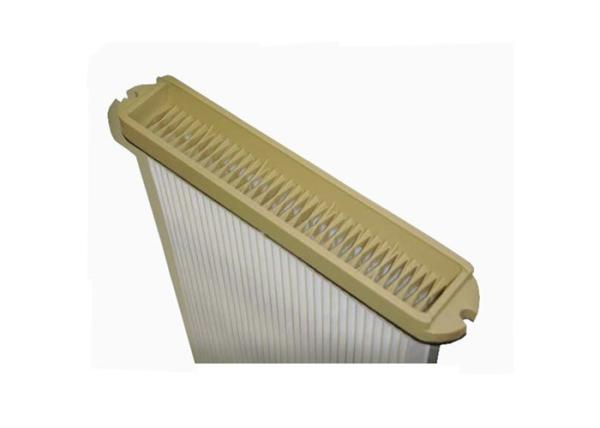 Buy cheap Electro - Galvanized Flat Panel Air Filter , Central Skeleton Pleated Polyester Filter Cartridge Professional Sealing from wholesalers