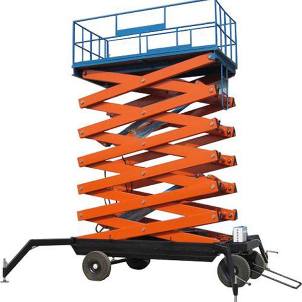 Buy cheap High Speed Mobile Scissor Lift Platform Height 12m Articulated Lift Battery from wholesalers