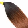 Buy cheap Peruvian Ombre Hair Weave Extension , 7A Ombre Straight Hair Weave from wholesalers