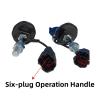 Buy cheap Six Plug Operation Joystick Handle Control For Wood Grabber / Tool Grab Steel Machine from wholesalers